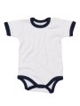 Baby Rompertje Ringer Babybugz BZ19 wit-Navy